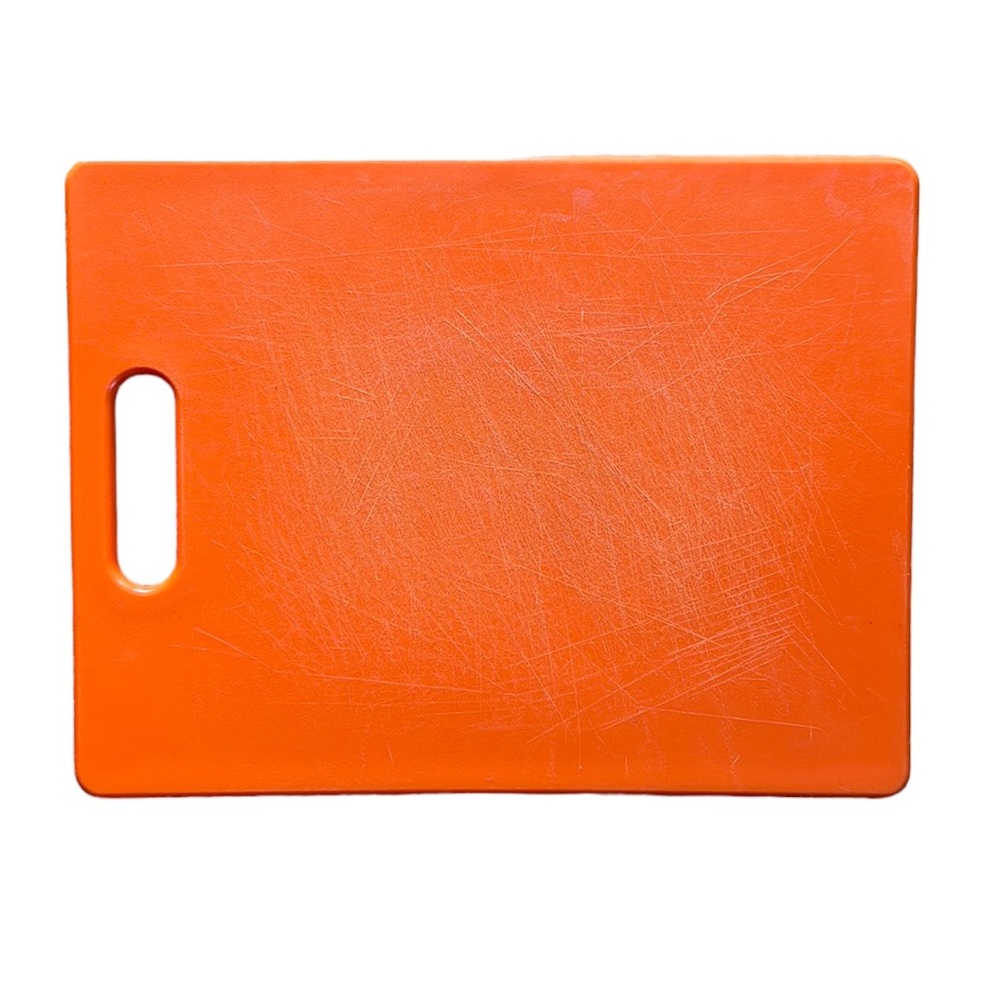 Orange cutting board